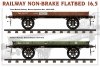 MiniArt 39004 RAILWAY NON-BRAKE FLATBED 16,5 t 1/35